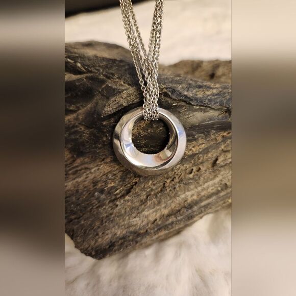 Silver chain necklace - Picture 3 of 6